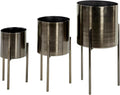 Deco 79 Metal Indoor Outdoor Planter Large Planter Pot by Deco79
