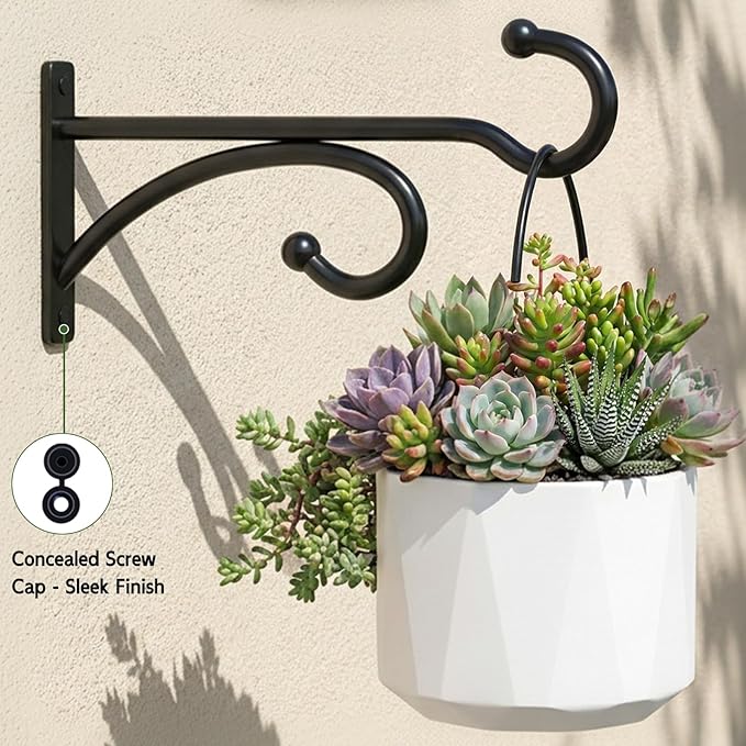 2Pack 6 Inch Plant Hangers for Hanging Baskets, Hanger for Indoor and Outdoor - Image 6