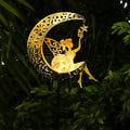 ZKLiLi Solar Lights Garden Decorations, Moon Fairy Light, Solar Statues Outdoor by ZKLiLi