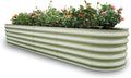 Gardmax Galvanized Raised Garden Bed, Lightweight Planter Boxes Outdoor by ChooseGardmaxforbetterlife