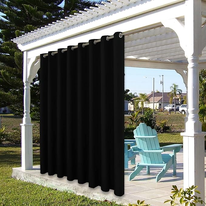 BONZER Extra Wide Waterproof Outdoor Curtains - Image 7