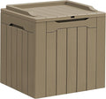 Greesum 31 Gallon Resin Deck Box All Weather Outdoor Storage Boxes by BuynowfromGreesum
