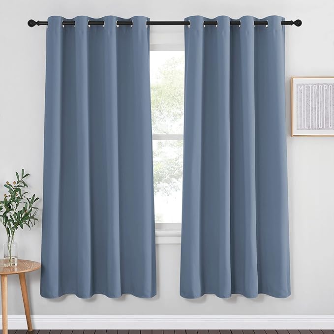 NICETOWN Stone Blue Blackout Curtain by NICETOWN