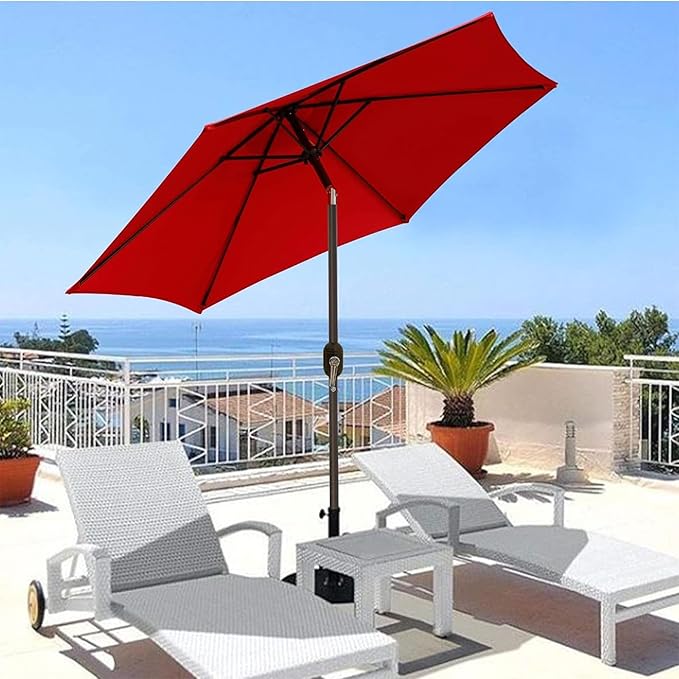 Blissun 7.5 ft Patio Umbrella, Yard Umbrella, Outdoor Market Umbrella - Image 7