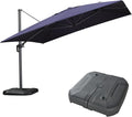 PURPLE LEAF 11.5' X 11.5' Telescopic Patio Umbrella by PURPLELEAF
