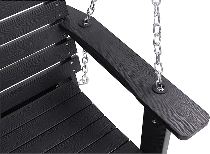Poly Lumber 2-Seat Porch Swing, HIPS 4.5-Feet Bench Swing - Image 7