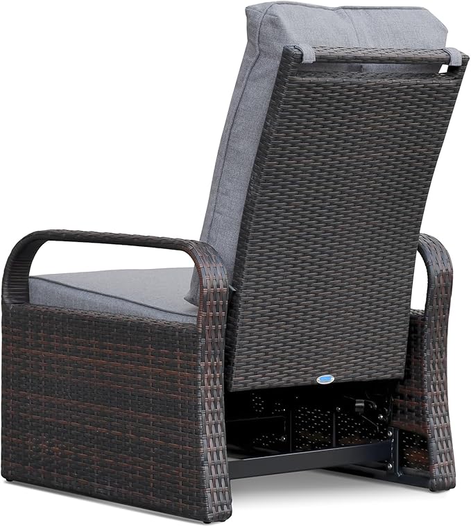 ATR ART TO REAL Outdoor Wicker Recliner Chair - Image 8