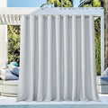 NICETOWN Large Outdoor Curtain for Cabana Waterproof, Rust-Proof Grommet Top by NICETOWN