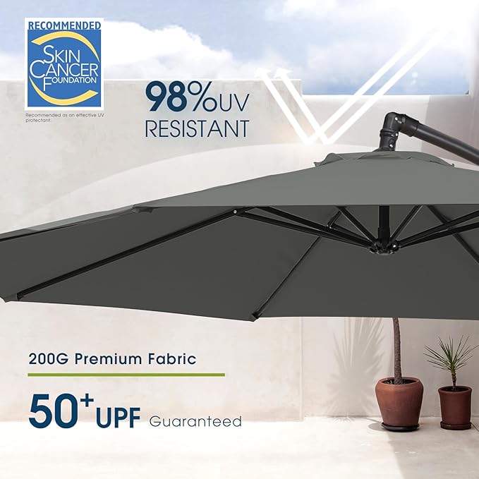 wikiwiki 10ft Patio Umbrella - Image 3