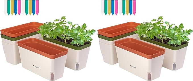VIVOSUN Self-Watering Planters, Plant Container by VIVOSUN