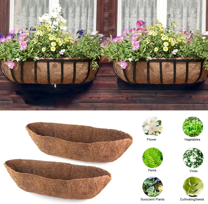 2 Pack Trough Coco Liner Fiber Replacement - Image 3