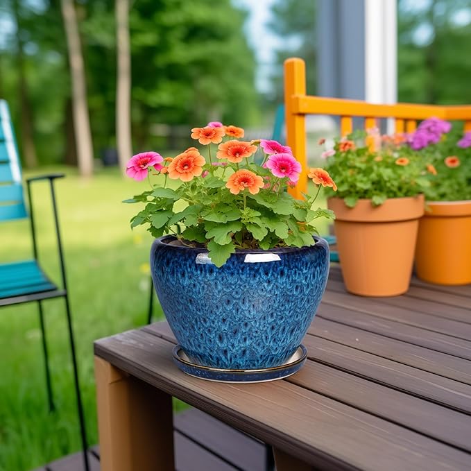 Ceramic Modern Glaze Succulent Planter Pot - Image 3
