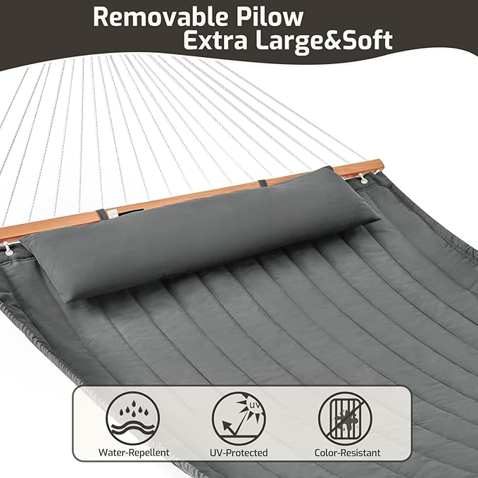 Double Quilted Fabric Hammock - Image 4