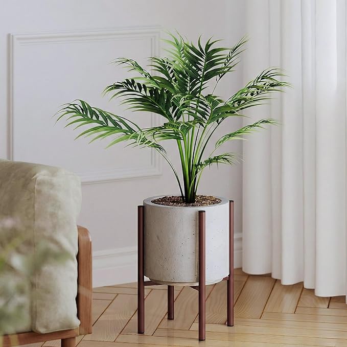 Plant Stand Indoor for 2 Height Options, Mid Century Modern Outdoor Planter - Image 7