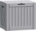 Flamaker Resin Deck Box 40 Gallon Waterproof Outdoor Indoor Storage Box by Flamaker