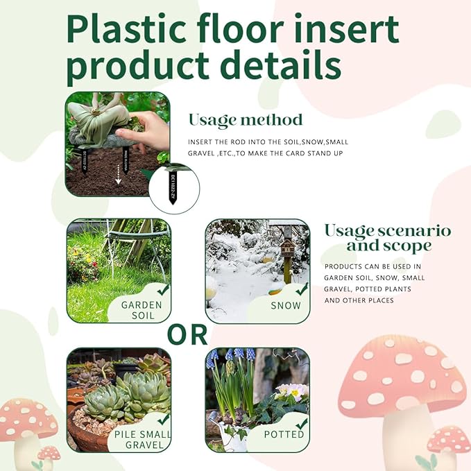 Fairy Garden Stake Decor, Acrylic 2D Garden Fairy Decoration, Fairy Garden - Image 2