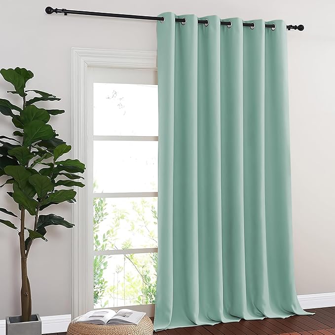 NICETOWN Aqua Blue Blackout Curtains - Image 7