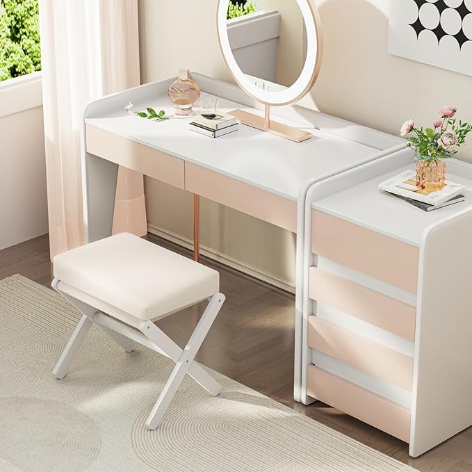 Foldable Foot Stool Ottoman, Modern Foot Rest - Image 2
