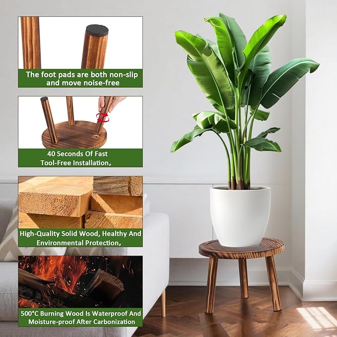 Plant Stand Indoor, Plant Shelf, Potting Bench, Suitable - Image 3