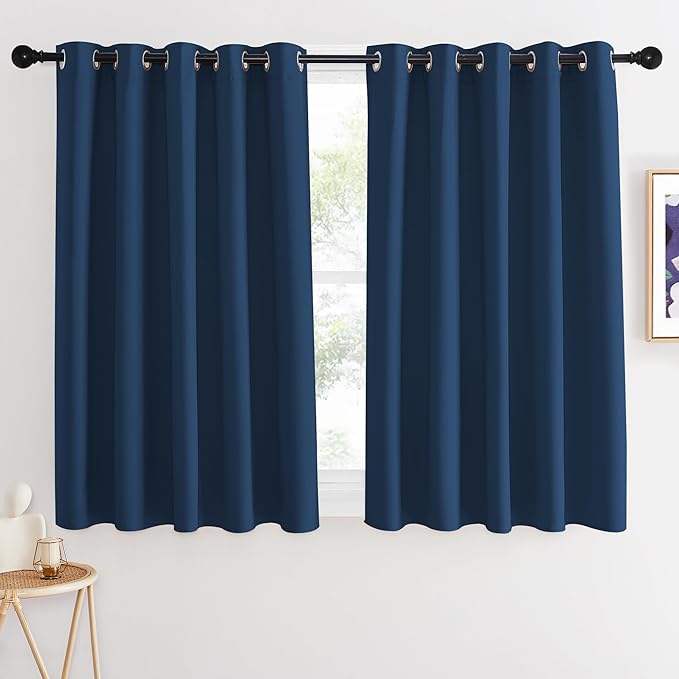 NICETOWN Blackout Curtains 54 Inches Long, Thermal Insulated Room Darkening by NICETOWN