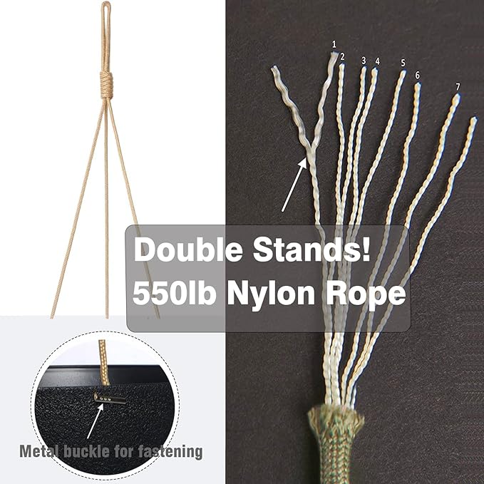 12 Inch 2 Pack Large Hanging Planters - Image 6