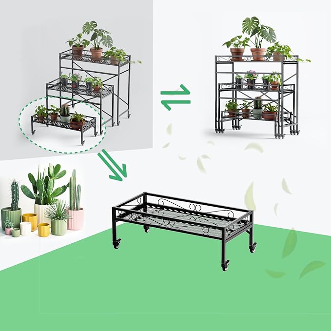 Zhongma Sturdy Metal Plant Stand - Image 3