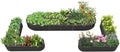 A ANLEOLIFE 3-Pack 12X3X1.5ft & 81x81x18 in Deep Root Galvanized Raised Garden by AAnleolife