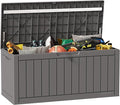 EAST OAK Outdoor Storage Box, 90 Gallon Deck Box, Waterproof Resin Storage Bin by EASTOAK