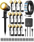 ZZXX All-in-One Low Voltage Landscape Lighting Kit, 2700K Waterproof Landscape by ZZXX