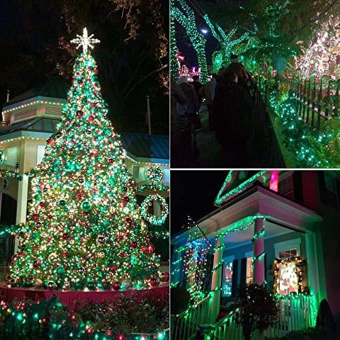 66Ft 200LED Fairy Lights Plug in, Waterproof String Lights Outdoor & Indoor 8 - Image 2