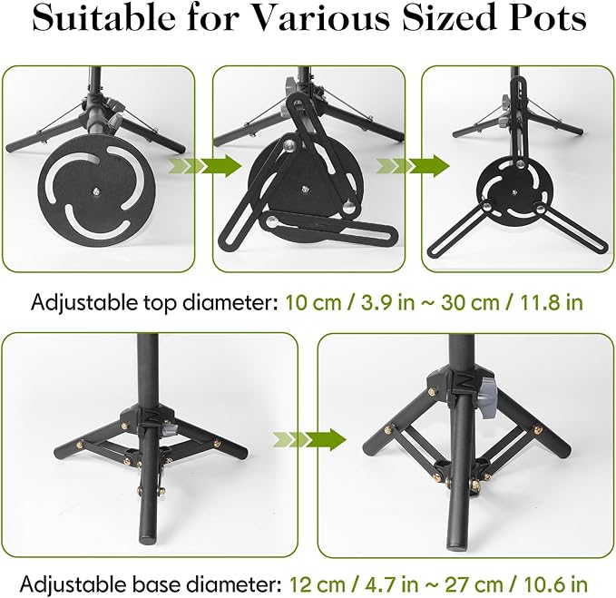 AZEAM Adjustable Plant Risers for Inside Pots, Height Planter Lifter Stand for - Image 6