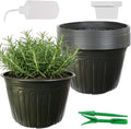 12-Pack 5 Gallon Flexible Plastic Plant Pots, Thickened Soft Seed Starting by Niiiice