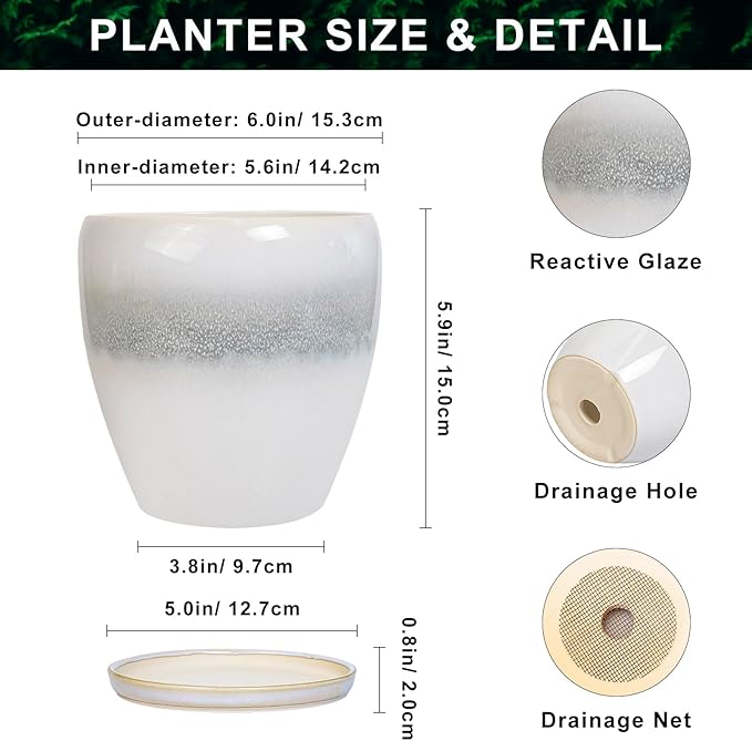 Ceramic Plant Pot - Image 2