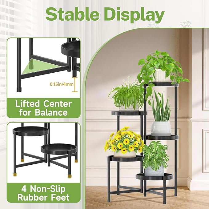 iDavosic.ly 5 Tier Large Plant Stand Indoor - Image 6