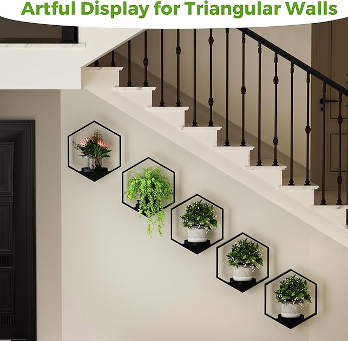 Wall Planters for Indoor Plants 5 Pack, Plant Frames Wall Decor Living Room - Image 5