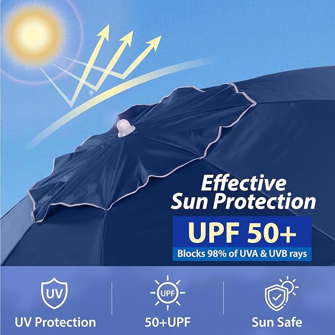 AMMSUN Shade Umbrella, Premium Portable Umbrella - Image 5