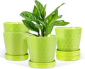 EFISPSS 5 Inch Ceramic Plant Pots Indoor, Planters by EFISPSS