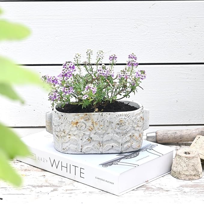 8 inch Pots Planters Indoor Plants Succulent Pots Rectangle Window Box Cactus - Image 4