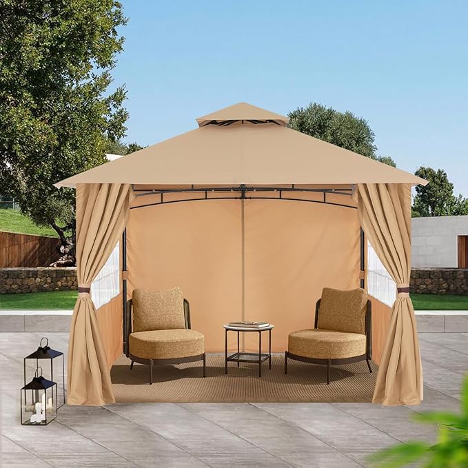 MASTERCANOPY Patio Gazebo Steel Frame Outdoor Gazebo - Image 6