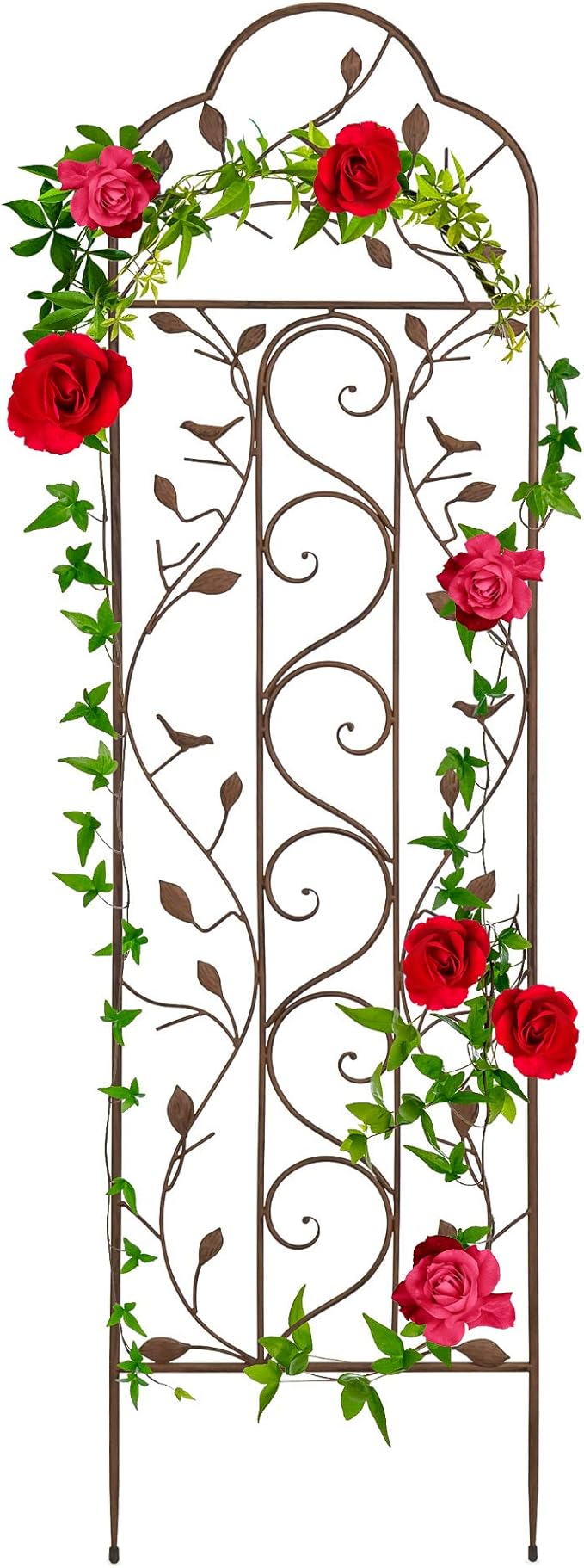 Best Choice Products 60x15in Iron Garden Trellis, Arched Outdoor Decoration by BestChoiceProducts