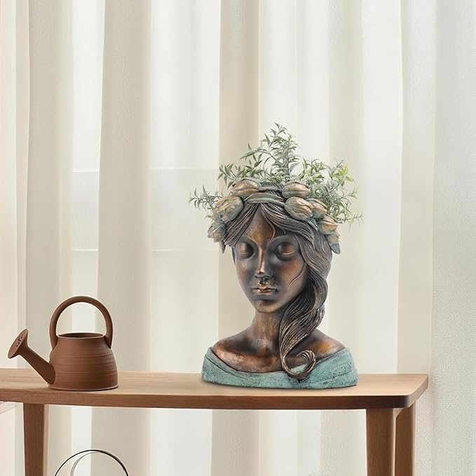 DiliComing Head Planter Face Plant Pots - Image 8