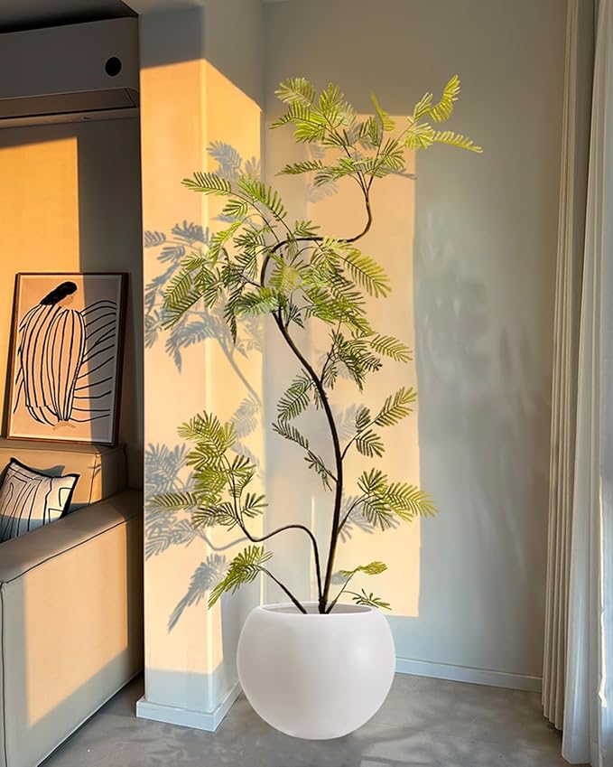 13.5 H x 17" Dia Round Fiberstone Planter - Image 10