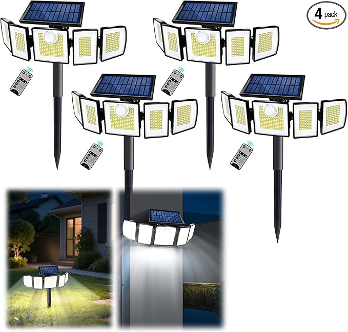 Solar Lights Outdoor Waterproof Motion Sensor by MDCMDCMSolarLightsOutdoor