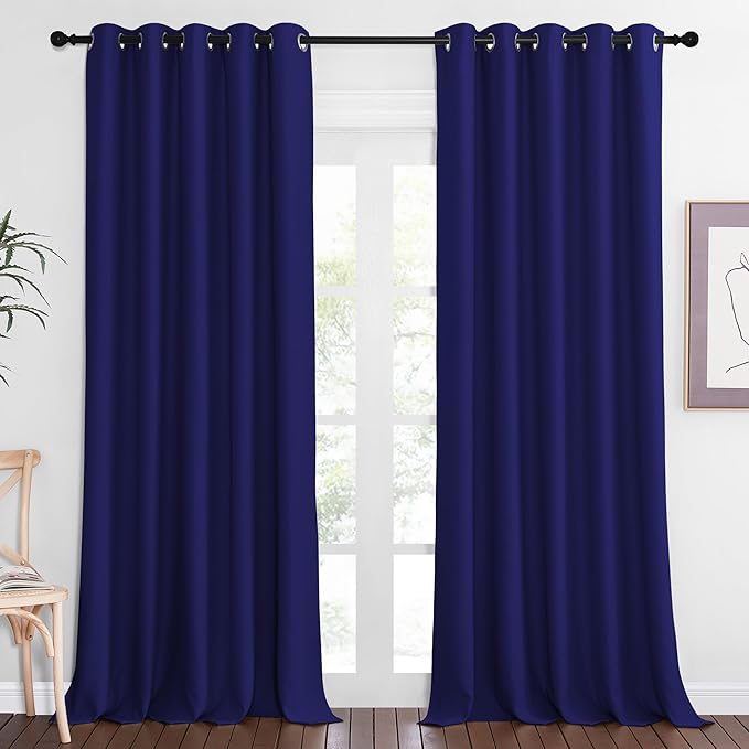NICETOWN Blackout Curtains 84 Inch Length, Thermal Insulated Curtains by NICETOWN