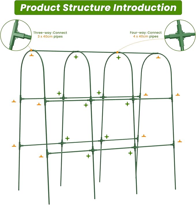 Cucumber Trellis, Foldable Trellis Cucumber - Image 4