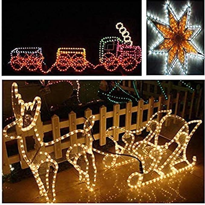 150ft LED Rope Lights Outdoor, 1080 LED Connectable and Flexible Tube Lights - Image 7