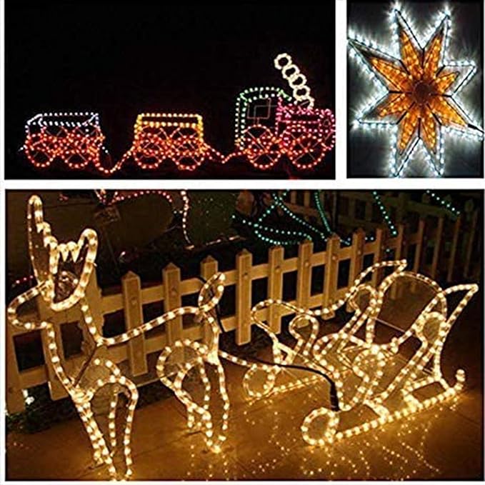 50ft 360 LED Rope Lights Outdoor, Connectable and Flexible Tube Lights - Image 6