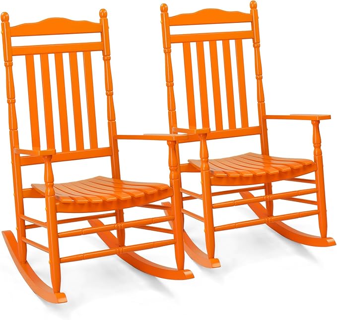 VINGLI Wooden Rocking Chair, Outdoor Chair by VINGLI