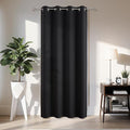 Joydeco Blackout Door Curtain for Doorway Privacy 96 Inches Long, Grommet by JOYDECO