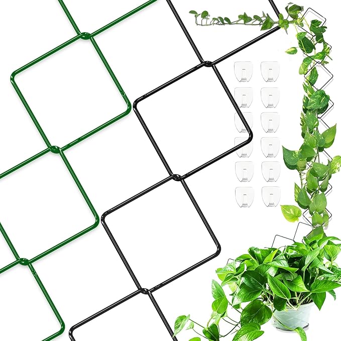 2 Pack 36pcs Chain Trellis for Climbing Plants Indoor & Outdoor, Garden Wall by Pahdecor